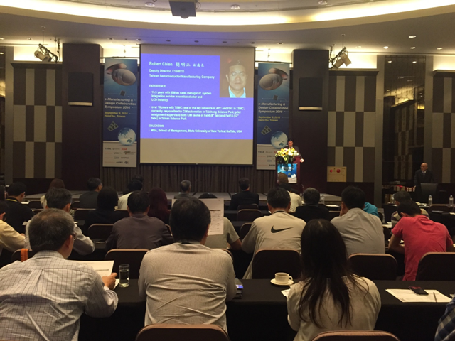 General Chair Robert Chien addressing the opening ceremony